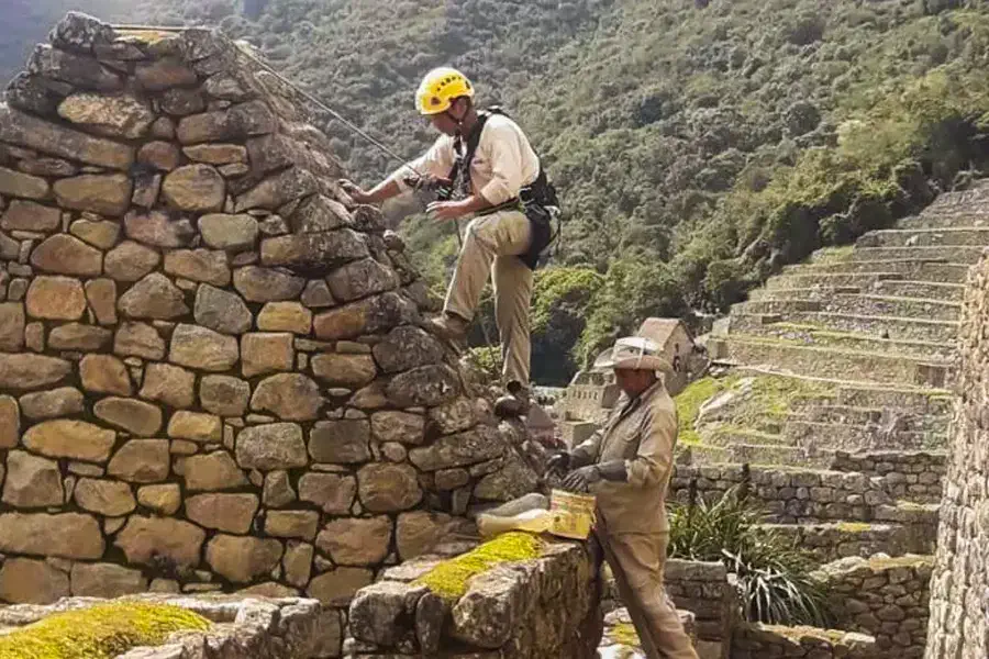 Trabajos de Conservación en Machu Picchu